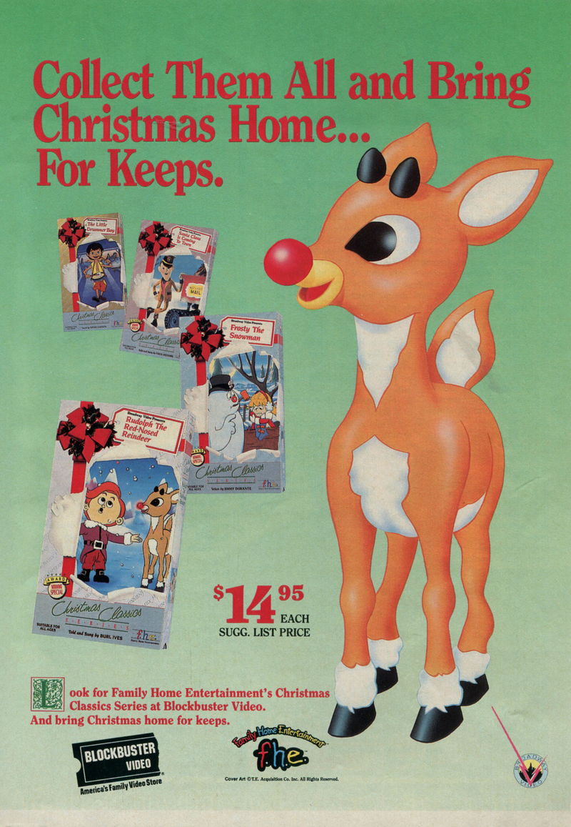Illustration for article titled 12 Days of Christmas Presents Past: Your Favorite Seasonal VHS Tapes From BlockbusterÂ